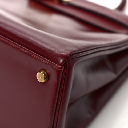 Hermes Box Kelly Retourne 35 Rouge H 10 of 10