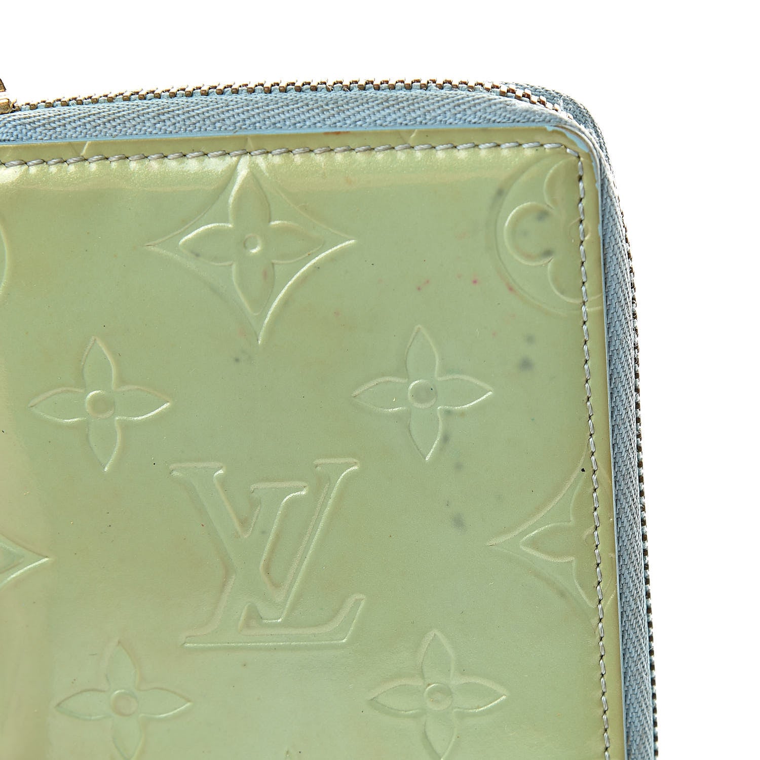 Louis Vuitton Vernis Zippy Coin Purse Baby Blue 11 of 13