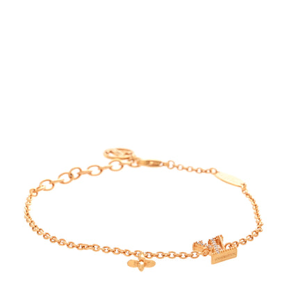 Louis Vuitton Metal Crystal LV Iconic Bracelet Gold 1 of 5