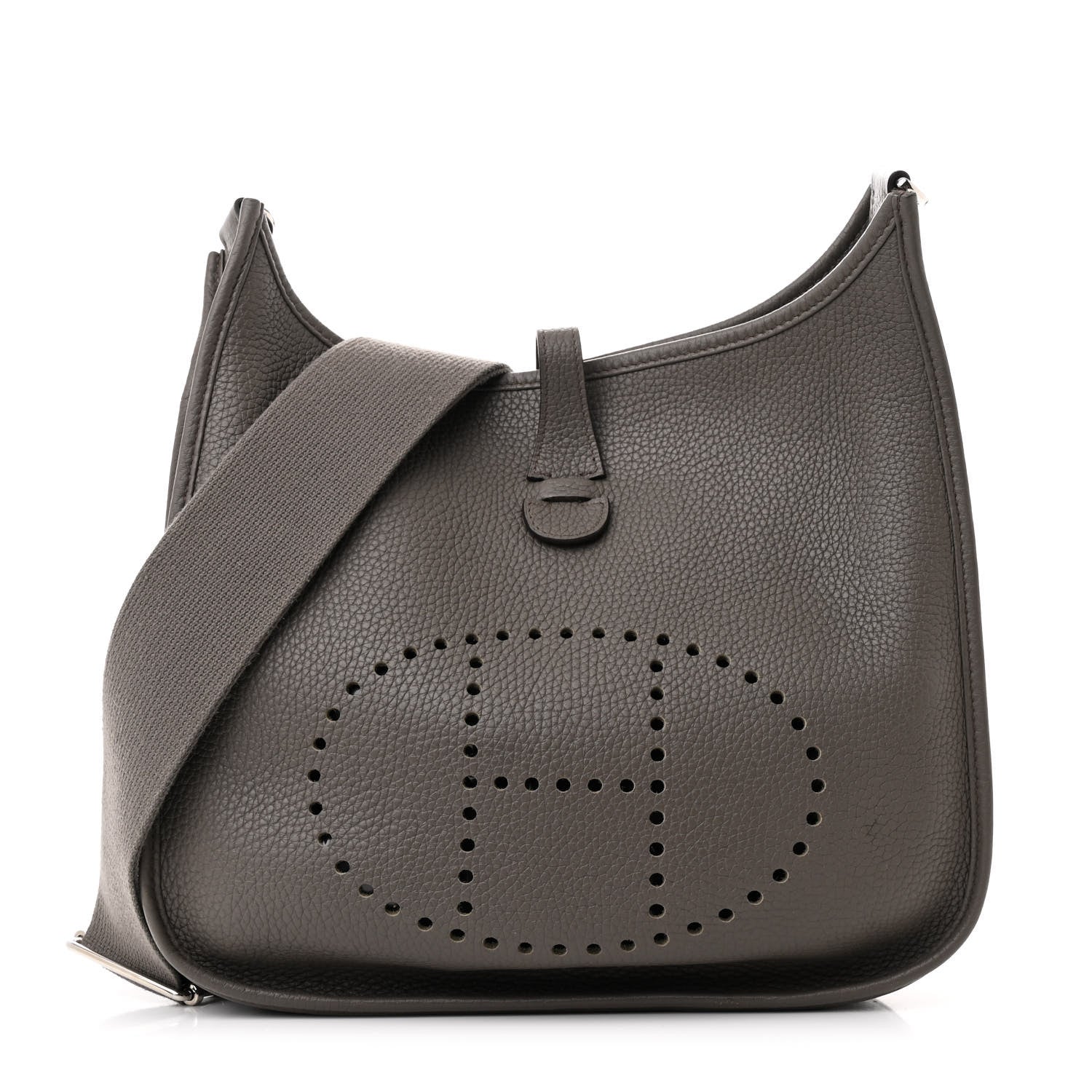 Hermes Taurillon Clemence EVELYNE III PM Etain 1 of 11