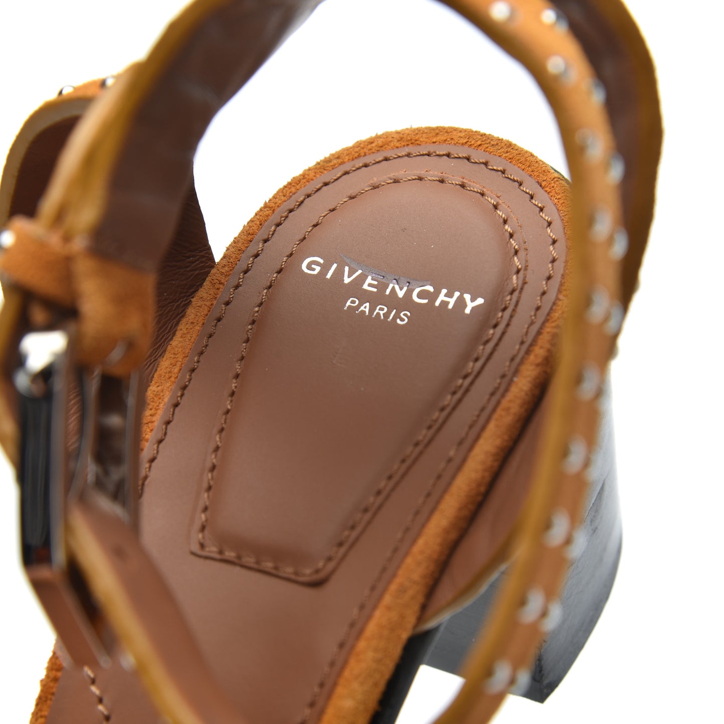 Suede Studded Elegant Sandals 36.5 Sienna