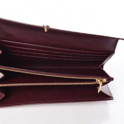 Louis Vuitton Vernis Sarah Wallet Rouge Fauviste 5 of 15