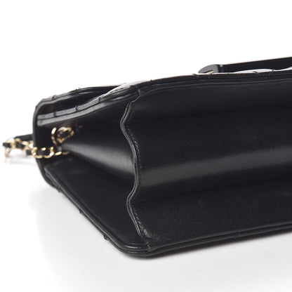 Chanel Sheepskin Quilted Beauty Lock Flap Black 8 of 15