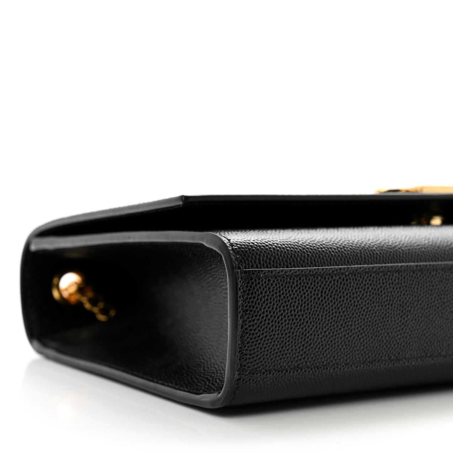 Grain De Poudre Medium Classic Monogram Kate Satchel Black