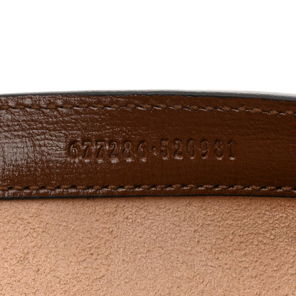 Gucci GG Supreme Monogram Azalea Calfskin Web Small Horsebit 1955 Crossbody Bag Beige Ebony Brown Sugar 7 of 11