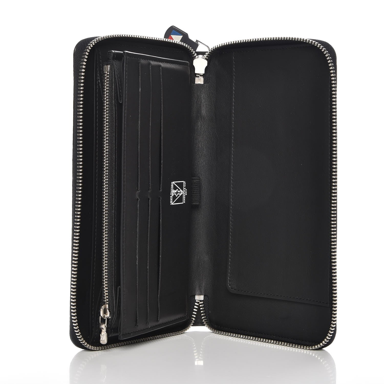 Louis Vuitton Damier Cobalt Latitude America's Cup Regatta Zippy Organizer Wallet 5 of 8
