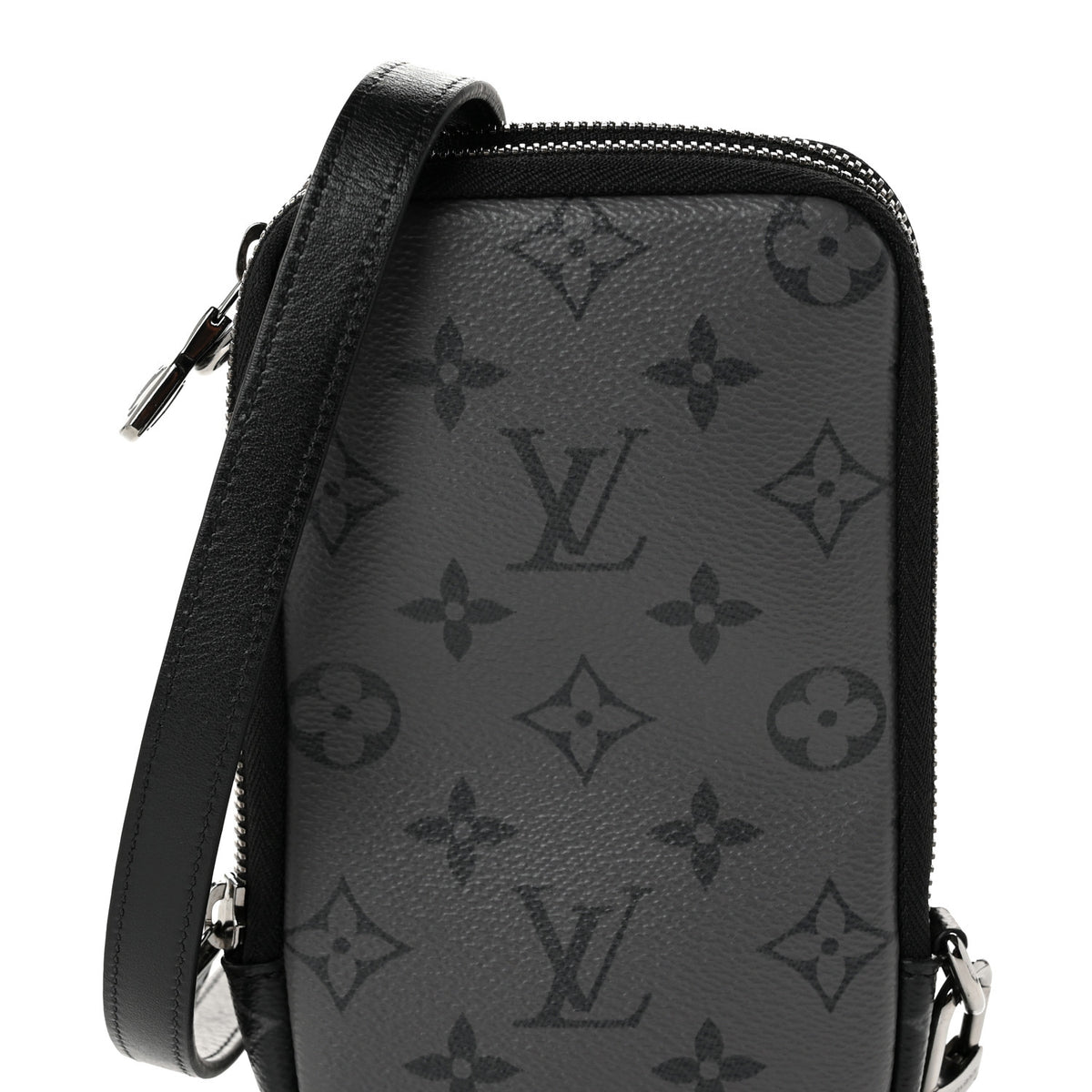 Monogram Eclipse Reverse Double Phone Pouch