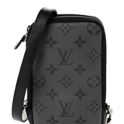 Louis Vuitton Monogram Eclipse Reverse Double Phone Pouch 8 of 10