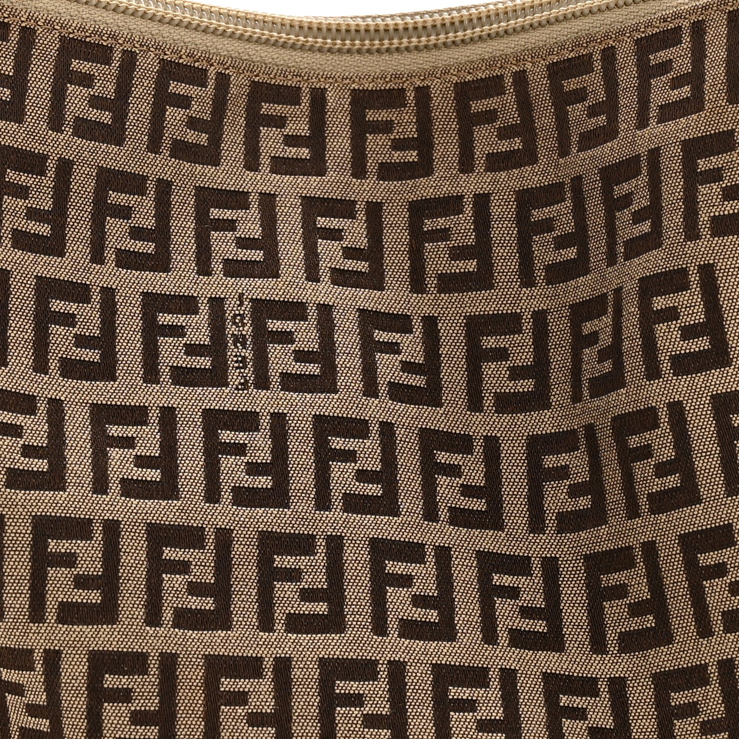 Fendi Zucchino Small Pochette Tobacco 8 of 13