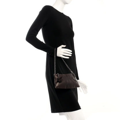 Chanel Lambskin Pleated Tassel Shoulder Bag Brown 2 of 7