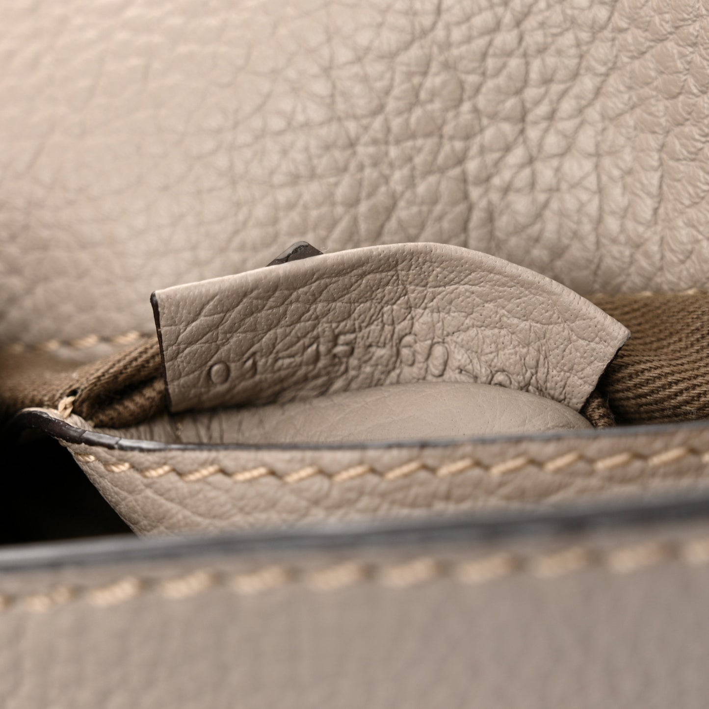 Calfskin Mini Marcie Round Crossbody Bag Pastel Grey