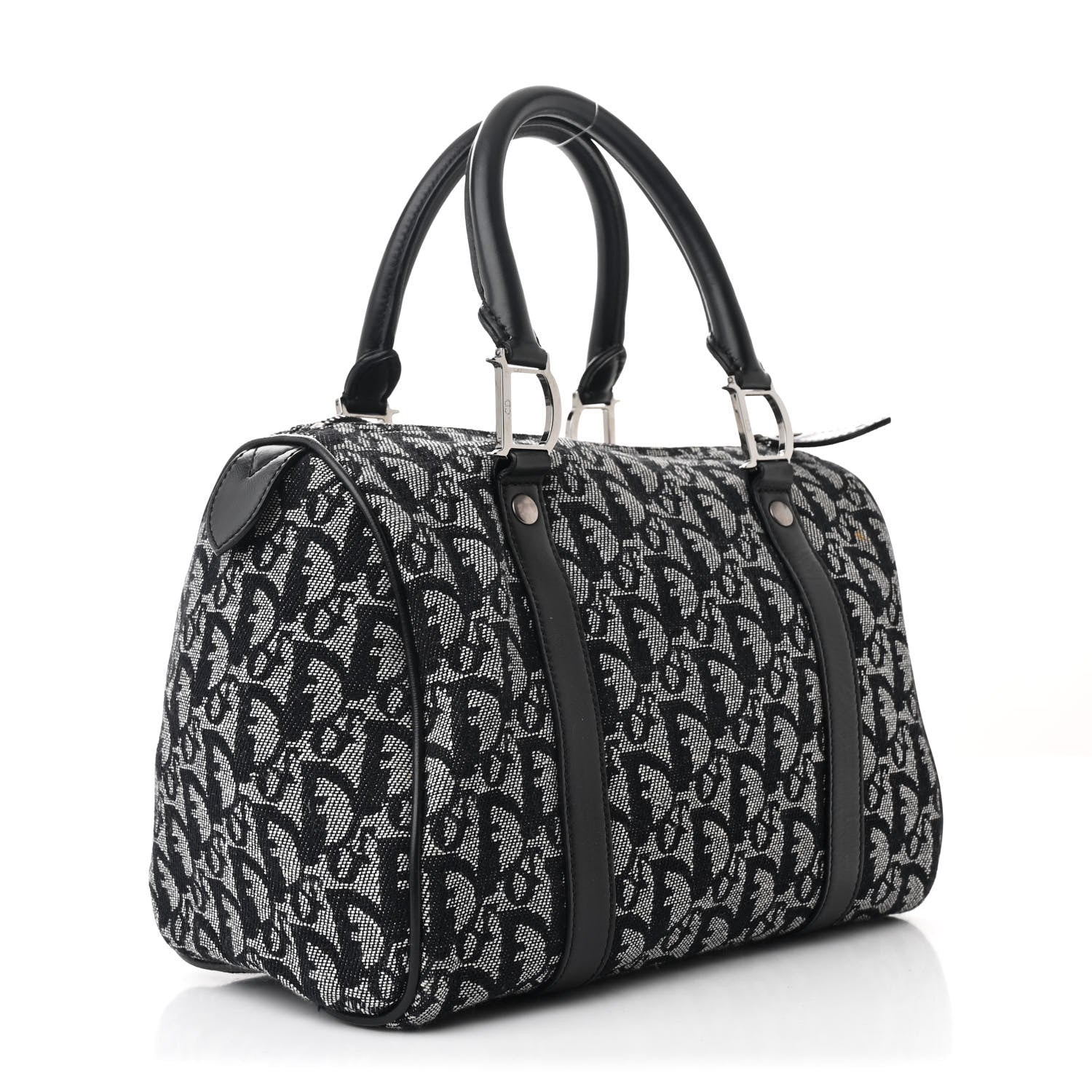 Christian Dior Monogram Boston Black 3 of 11