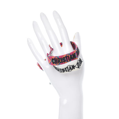 Christian Dior Woven Cotton J'Adior Friendship Bracelet Set 2 of 3