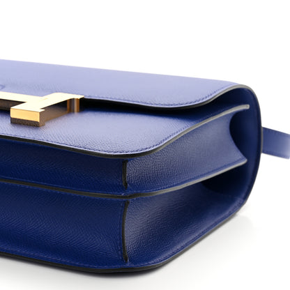 Hermes Epsom Constance 24 Bleu Electrique 9 of 10