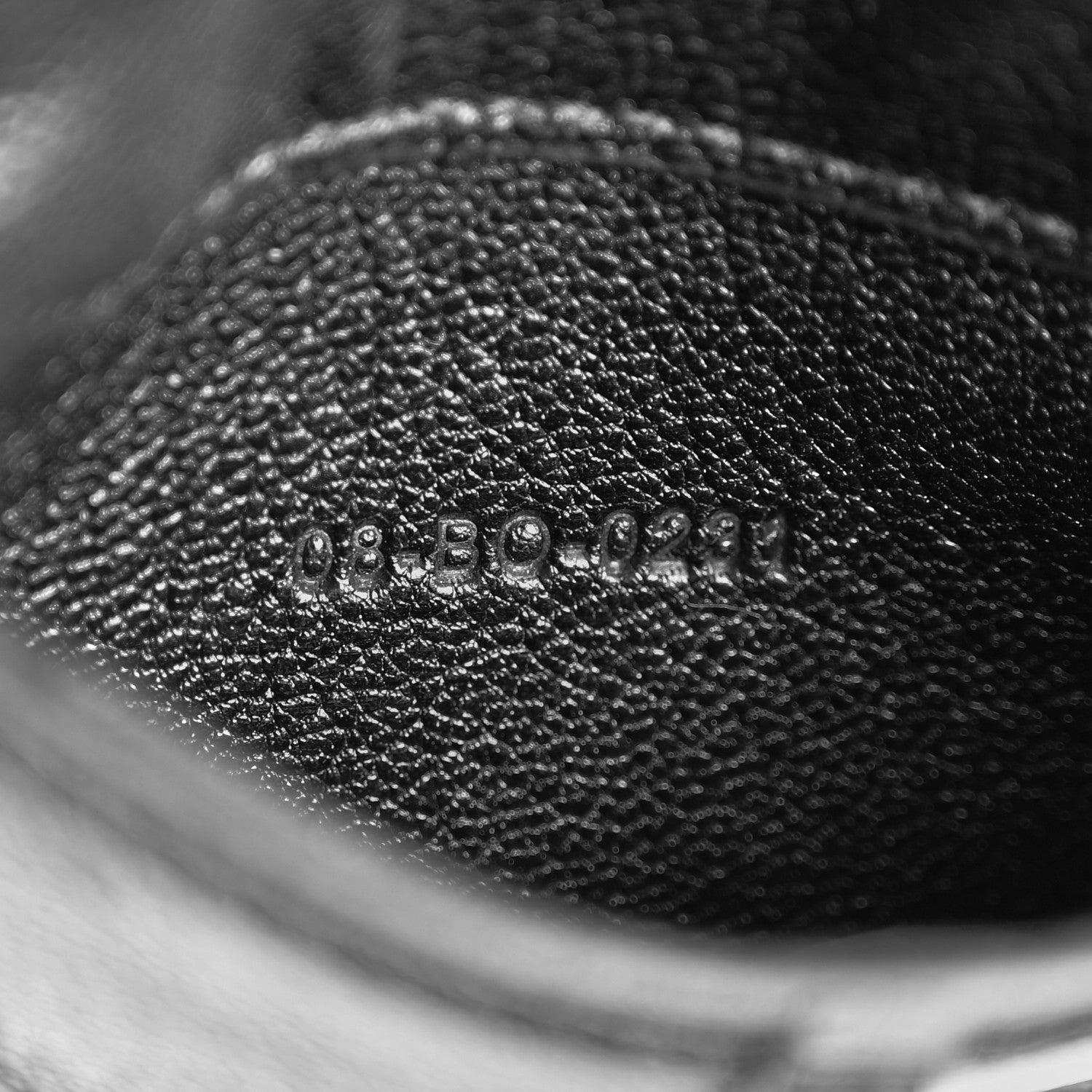 Christian Dior Goatskin Mini Saddle Pouch Black 7 of 8