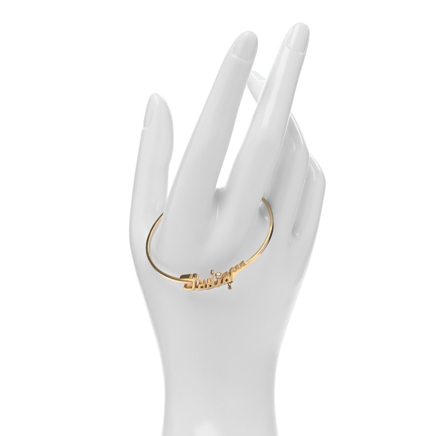 Christian Dior Metal J'Adior Bracelet Cuff Gold 2 of 4