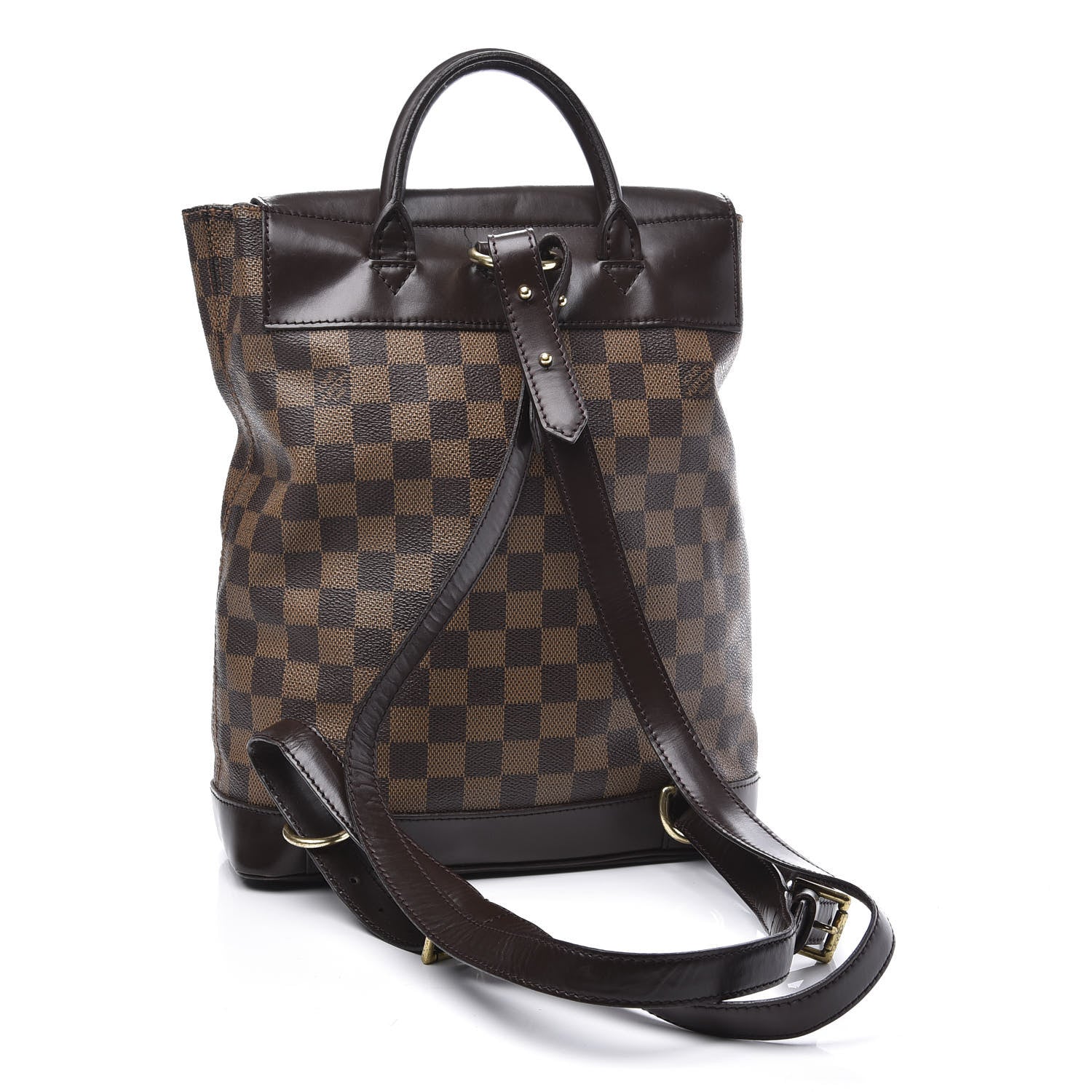 Louis Vuitton Damier Ebene Soho Backpack 2 of 10