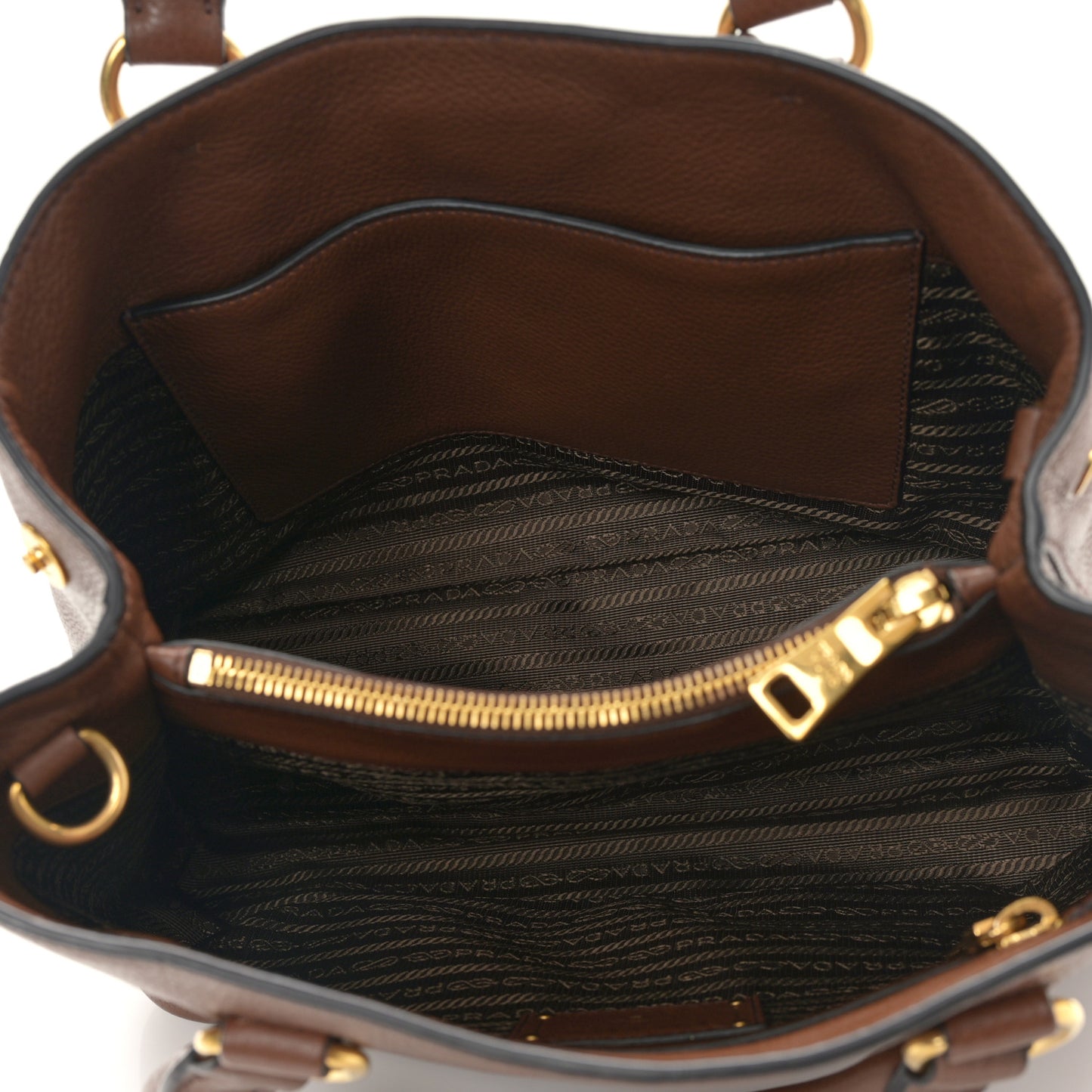Vitello Daino Tote Brown