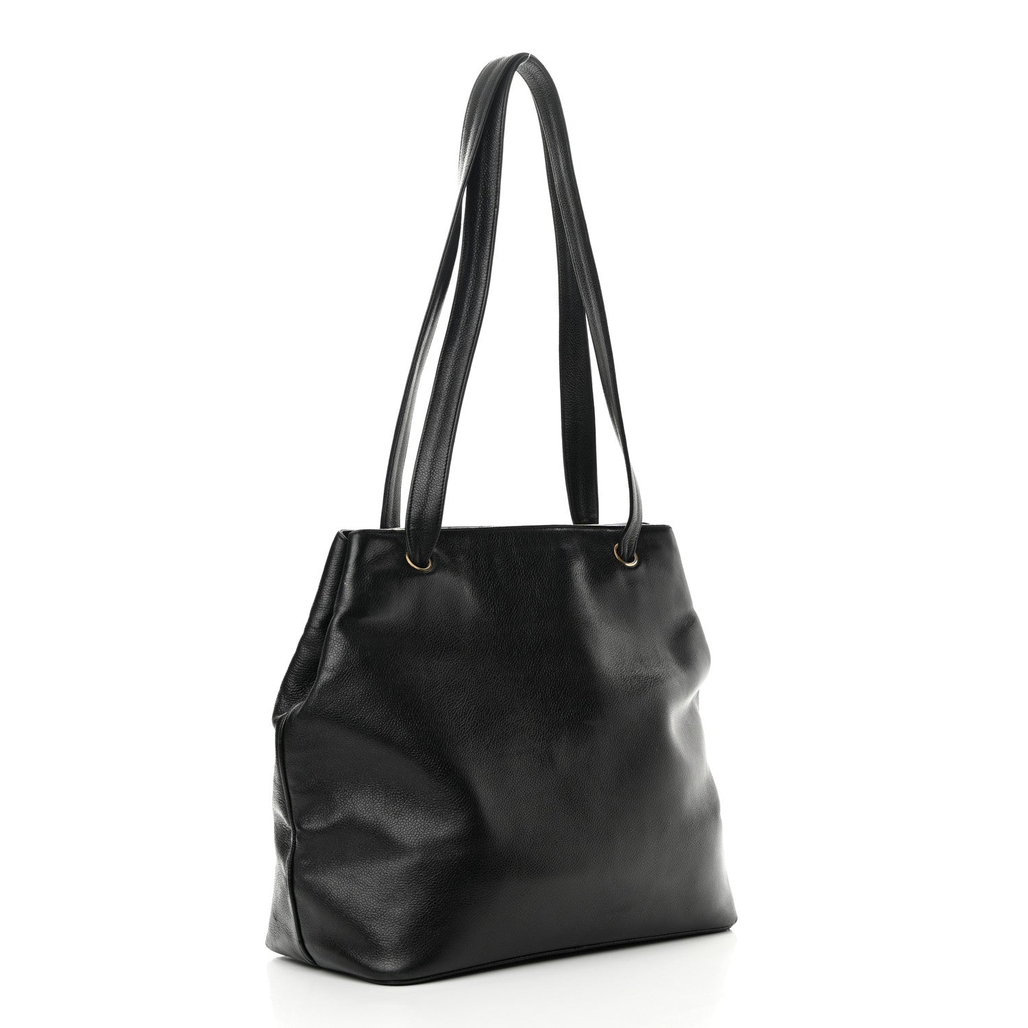 Chanel Caviar Large CC Shoulder Bag Black 3 of 18