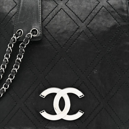 Chanel Calfskin Diamond Stitch Large Messenger Black 8 of 14