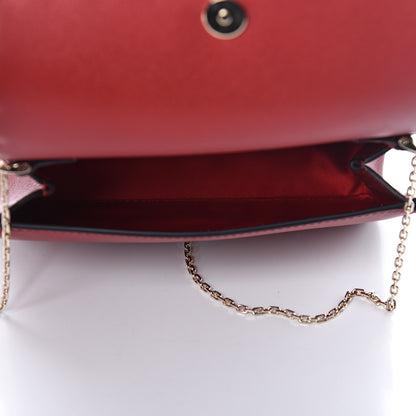 Valentino Garavani Vitello Small Rockstud Chain Flap Crossbody Bag Red 5 of 10