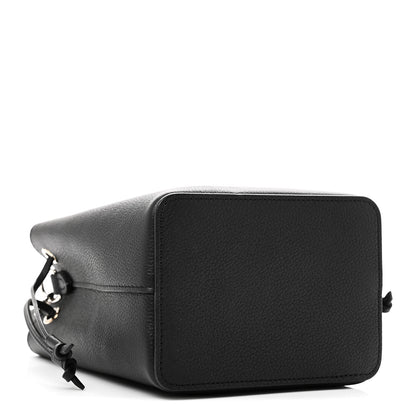 Louis Vuitton Calfskin Nano Lockme Bucket Black 4 of 10