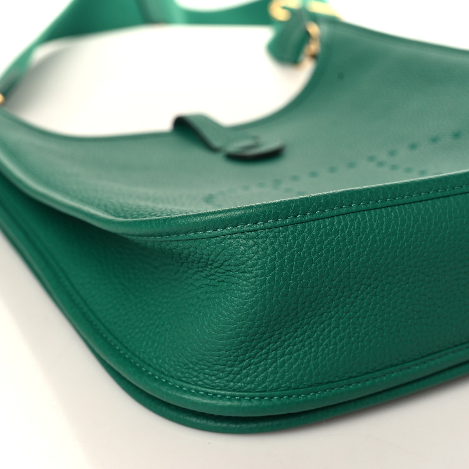 Hermes Taurillon Clemence Evelyne III PM Vert Vertigo 8 of 9
