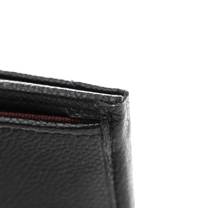 Chanel Caviar Quilted Double Flap Wallet Black 9 of 10