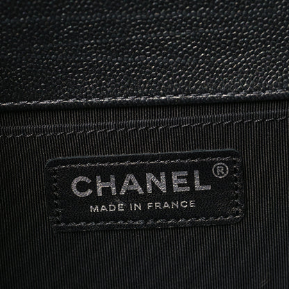 Chanel Caviar Quilted Medium Boy Flap So Black 6 of 10