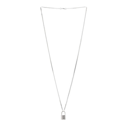 Louis Vuitton Sterling Silver Lockit Necklace 3 of 6