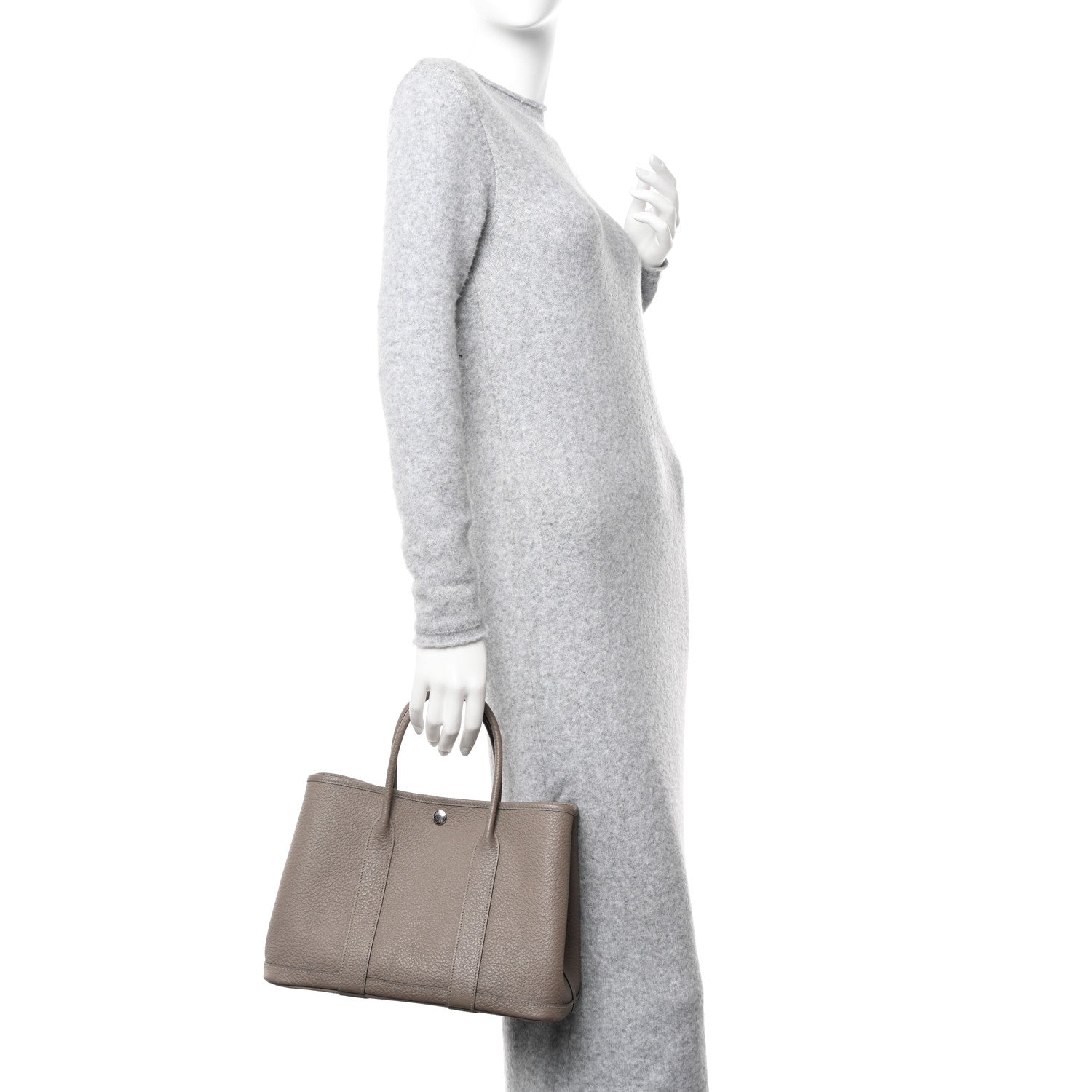 Hermes Vache Country Garden Party 30 TPM Gris Asphalte 2 of 11