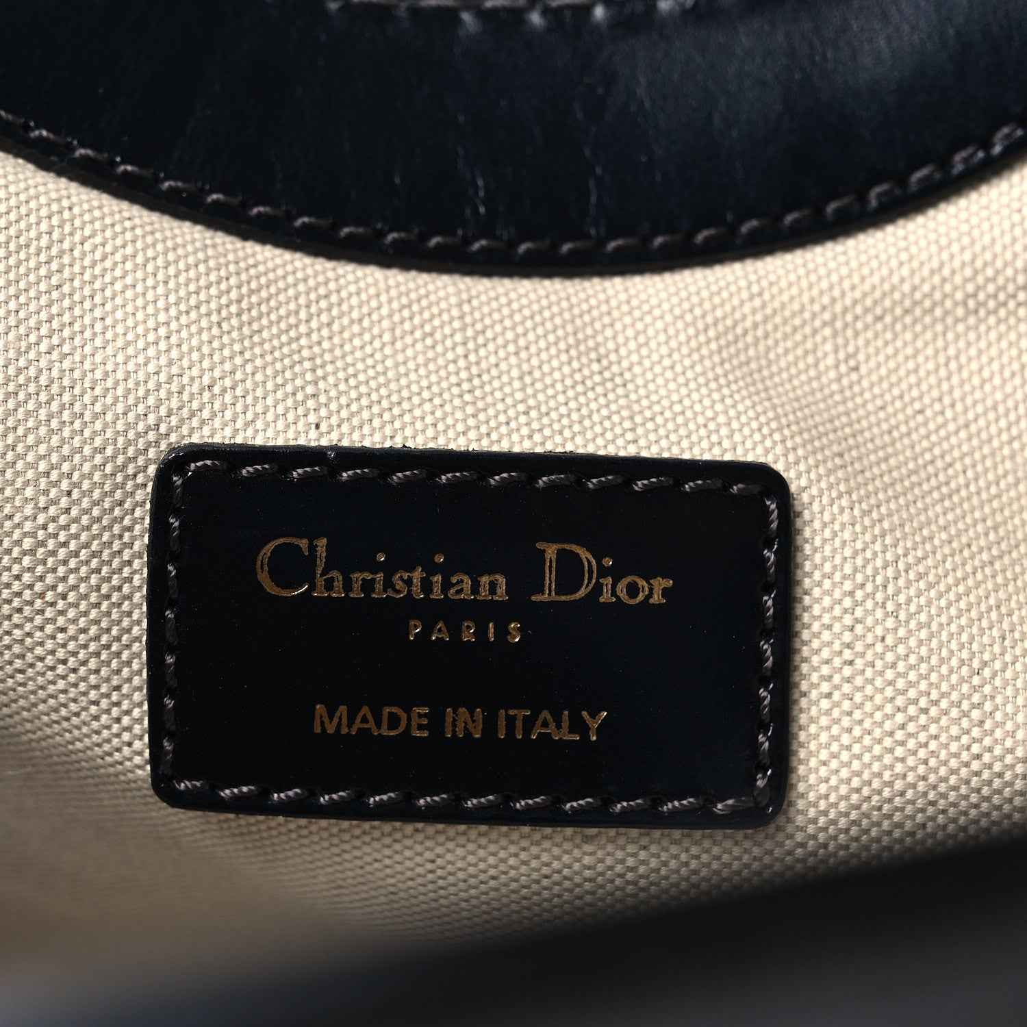 Christian Dior Oblique Fold Over Clutch Blue 6 of 9