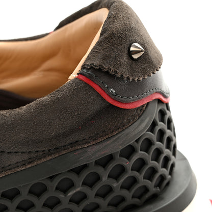 Christian Louboutin Suede Calfskin Mens Loubishark Sneakers 42.5 Ombre 10 of 12