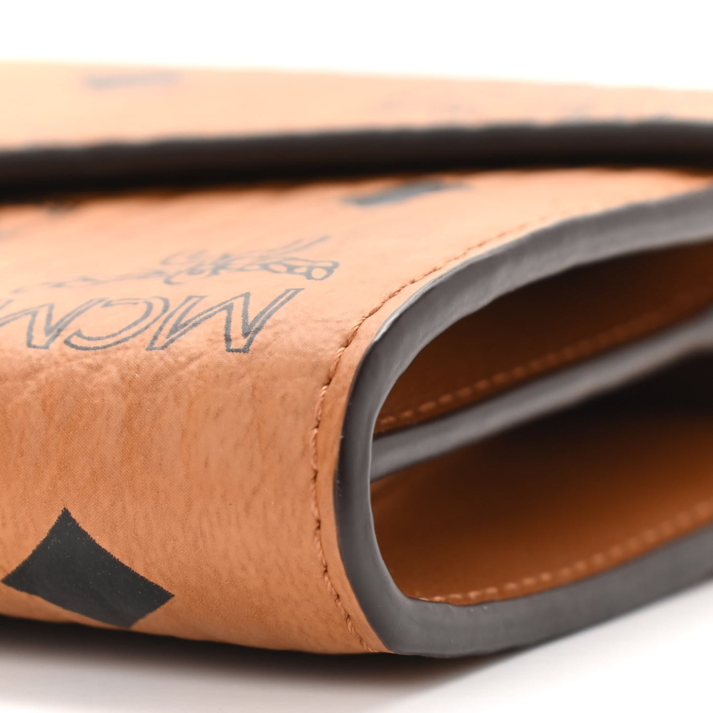 Visetos Large Patricia Wallet On Chain Cognac