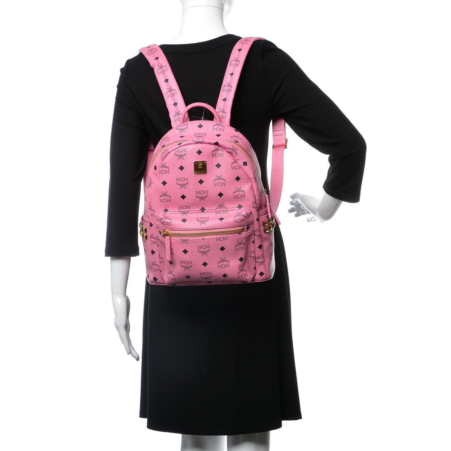 Visetos Small Side Stud Stark Backpack Pink