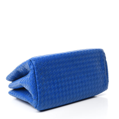 Bottega Veneta Light Calf Intrecciato Small Roma Signal Blue 4 of 11