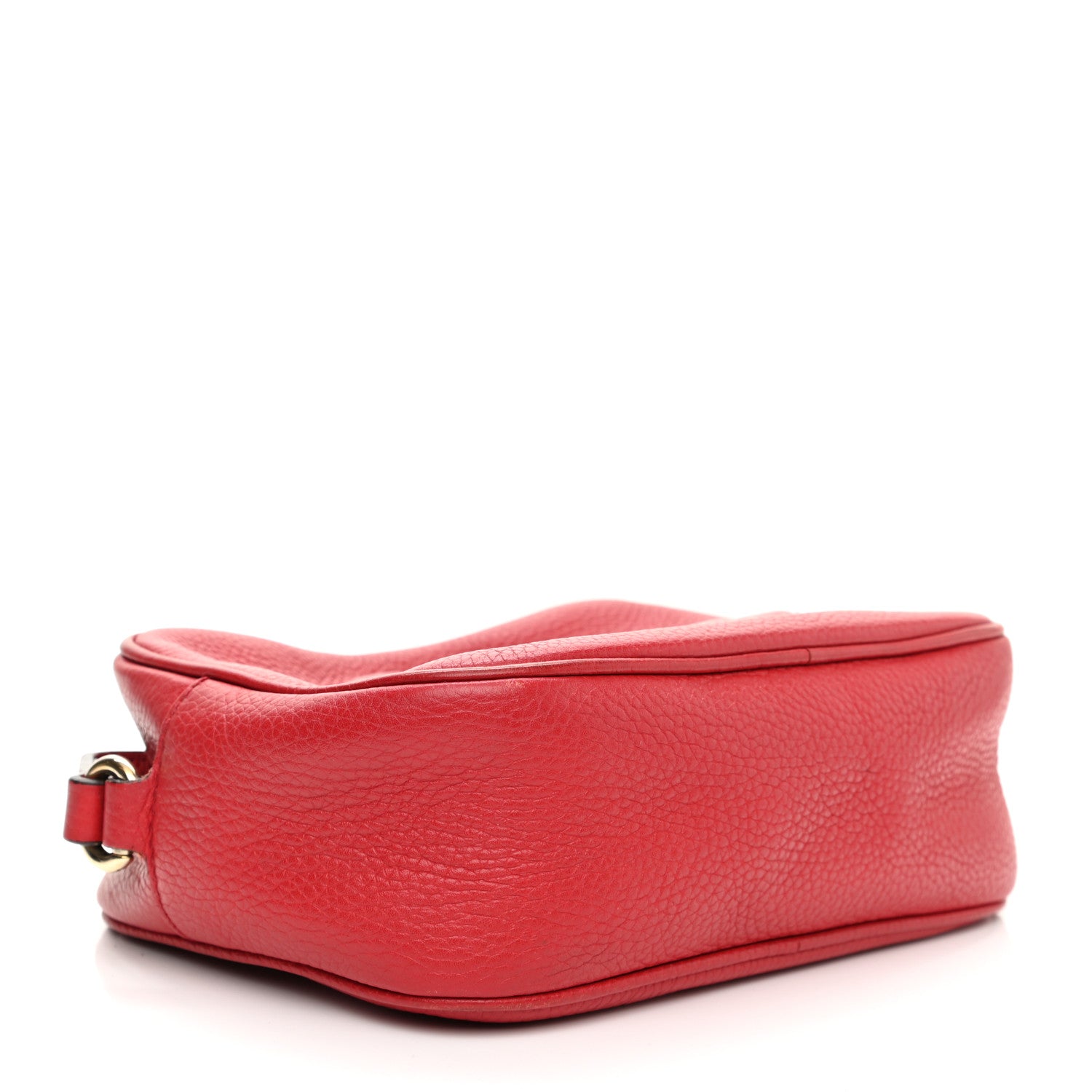 Gucci Pebbled Calfskin Small Soho Disco Bag Tabasco Red 4 of 14