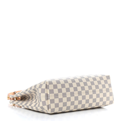 Louis Vuitton Damier Azur Graceful PM Rose Ballerine 3 of 8