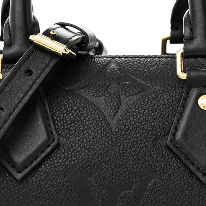 Louis Vuitton Empreinte Monogram Giant Speedy Bandouliere 20 Black 7 of 11