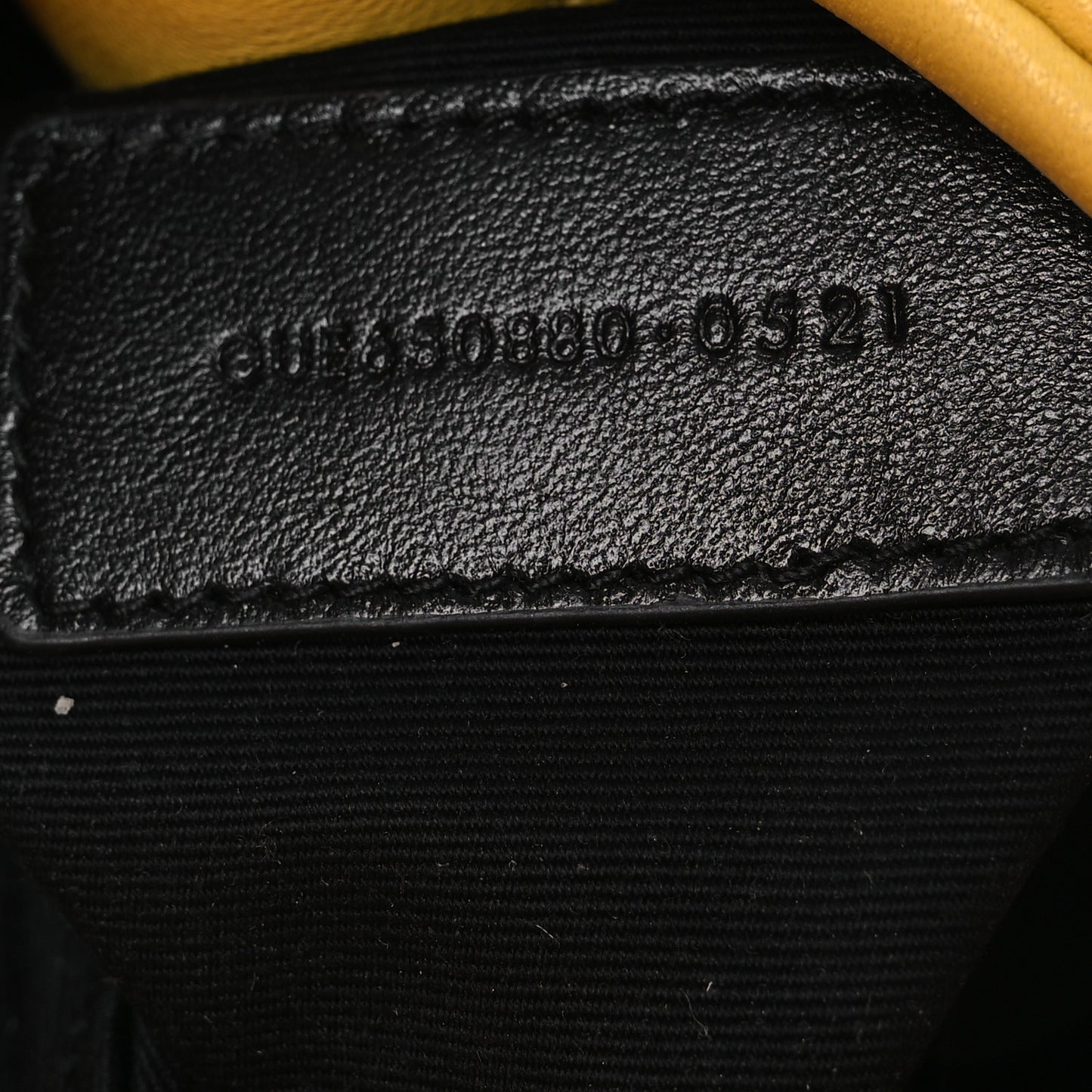 Lambskin Monogram Loulou Puffer Pouch Clutch Sunflower