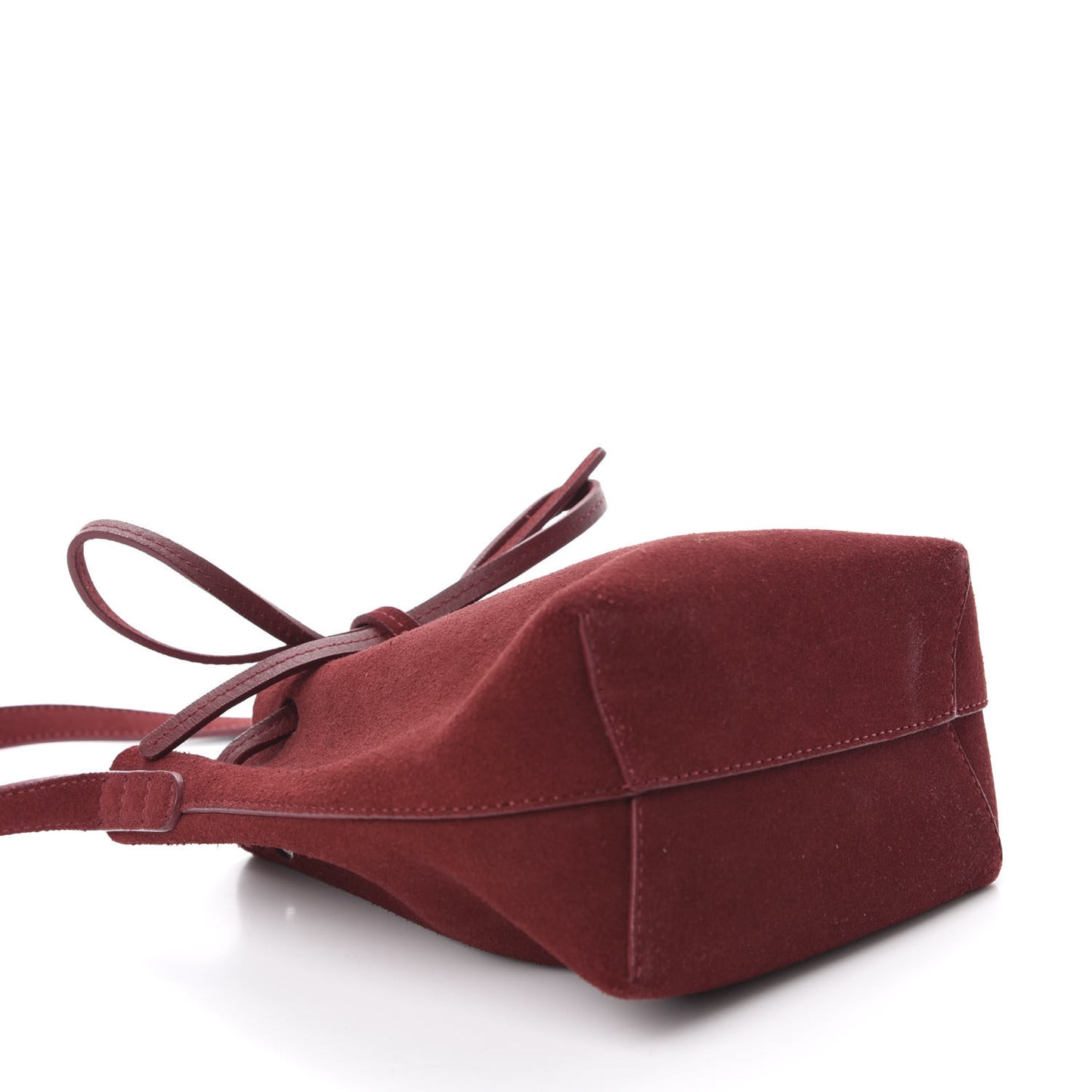 Suede Mini Bucket Bag Rococo