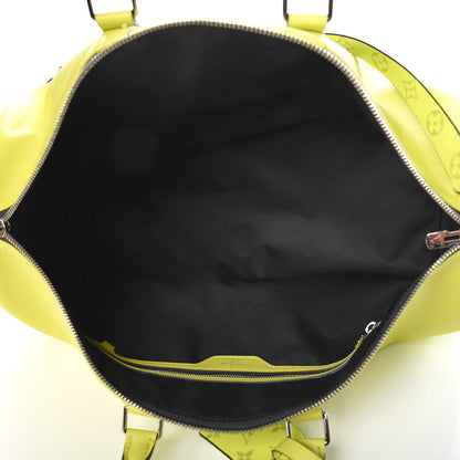 Louis Vuitton Monogram Taiga Keepall Bandouliere 50 Yellow 5 of 7