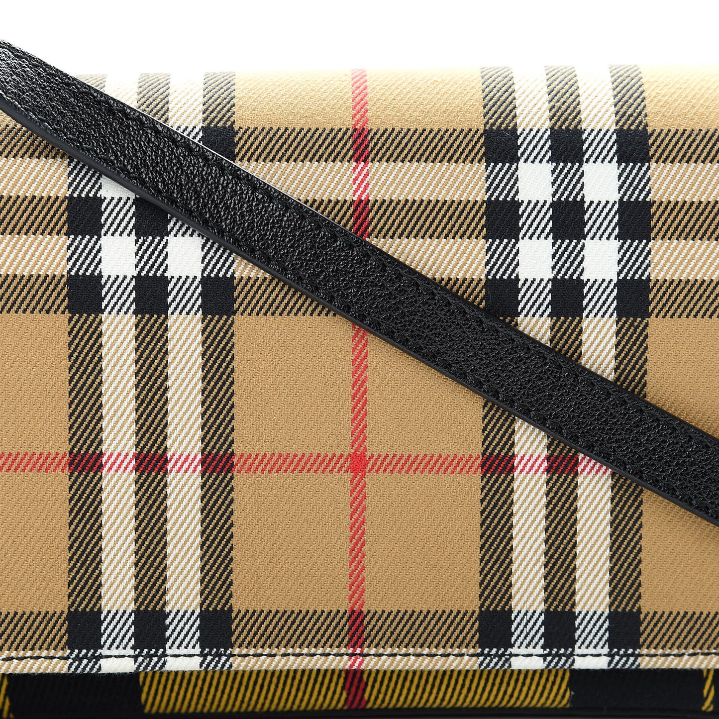 House Check Tartan Mix Hampshire Crossbody Antique Yellow Black