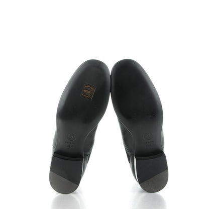 Chanel Calfskin Elastic Short Boots 38.5 Black 5 of 9