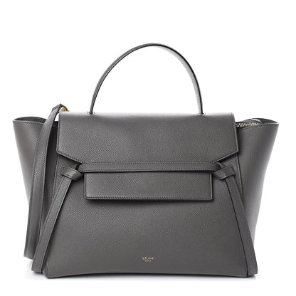 Celine Grained Calfskin Mini Belt Bag Grey 1 of 8