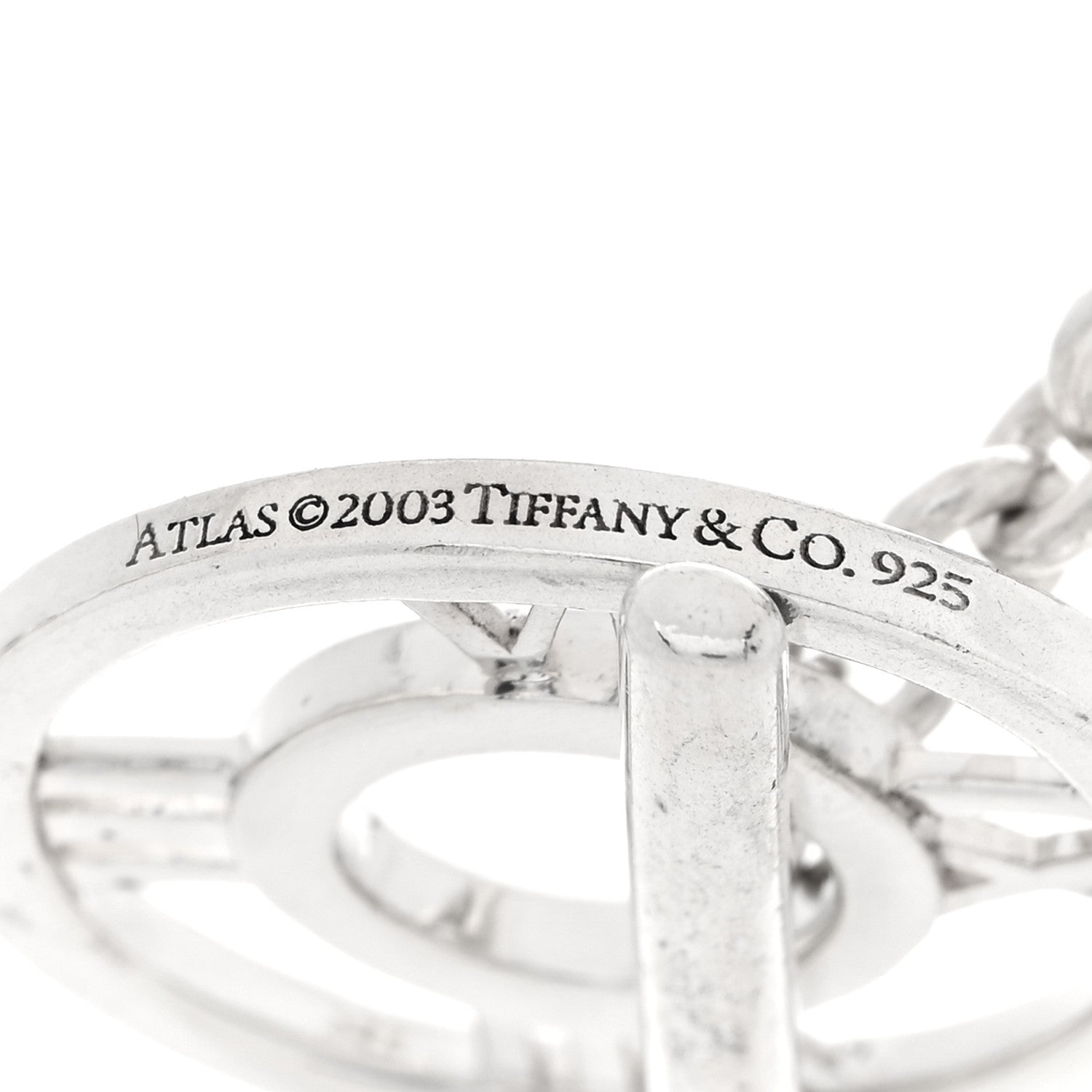 Tiffany Sterling Silver Atlas Toggle Chain Necklace 5 of 6