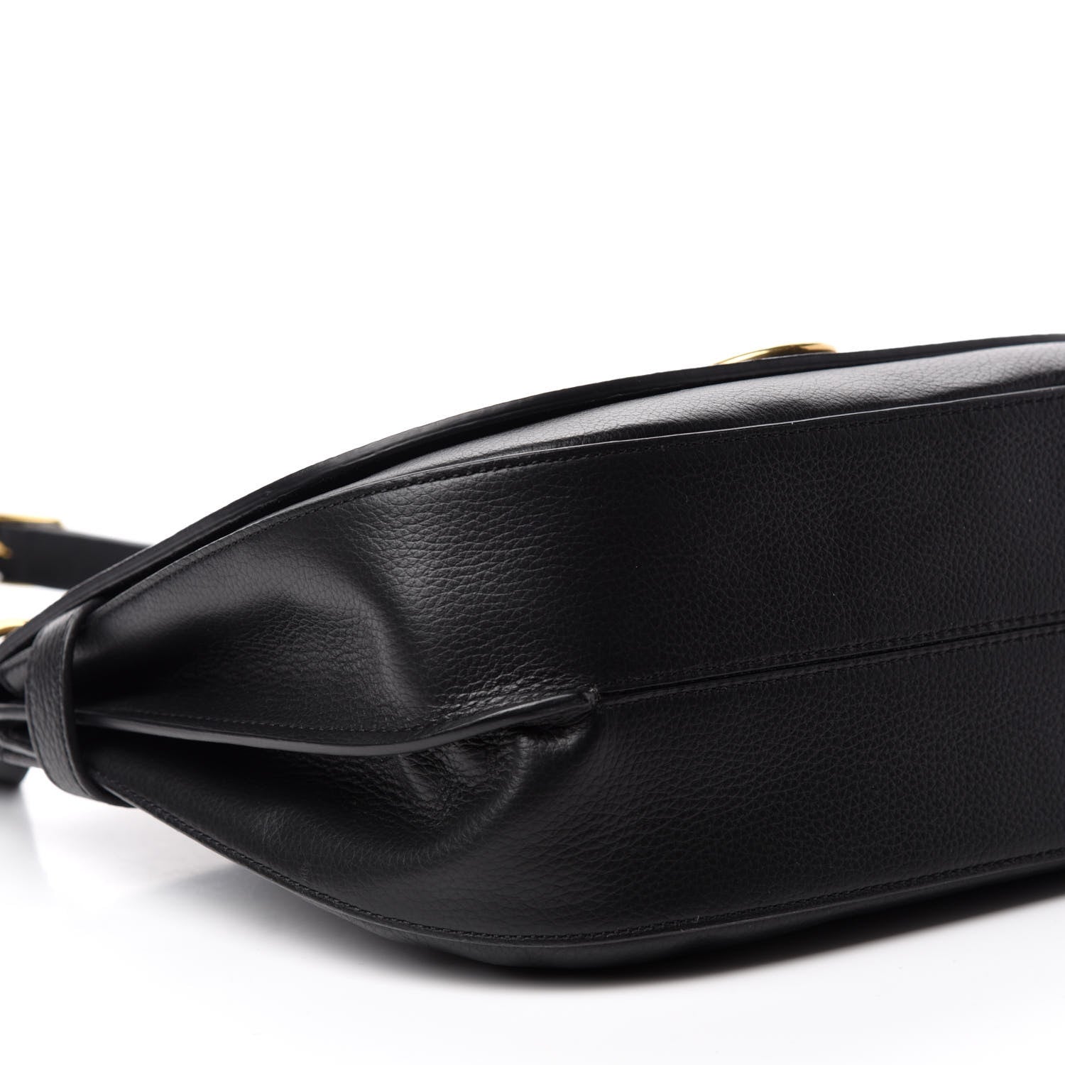 Mulberry Small Classic Grain Calfskin Amberley Satchel Black 6 of 9