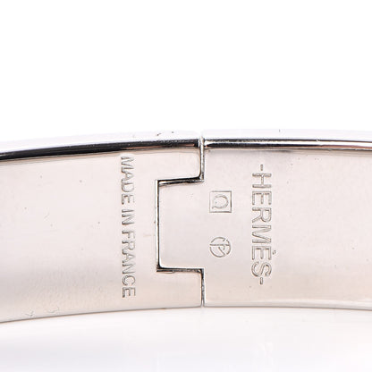 Hermes Enamel Narrow Clic Clac H Bracelet GM Black 4 of 5
