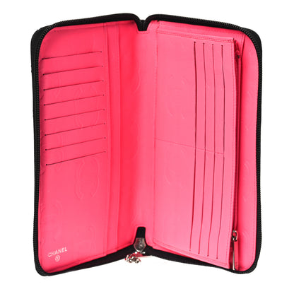 Chanel Calfskin Cambon Zip Around Organizer Wallet Black 7 of 12