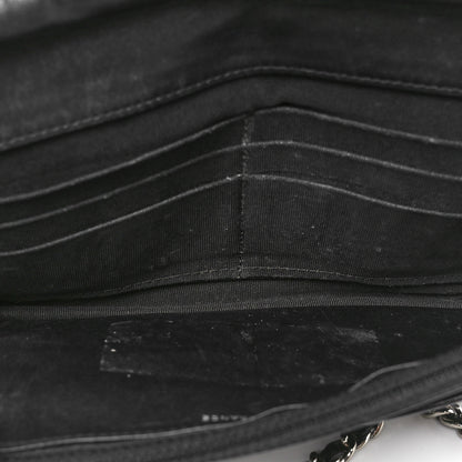 Chanel Patent Quilted Wallet On Chain WOC Black 5 of 13